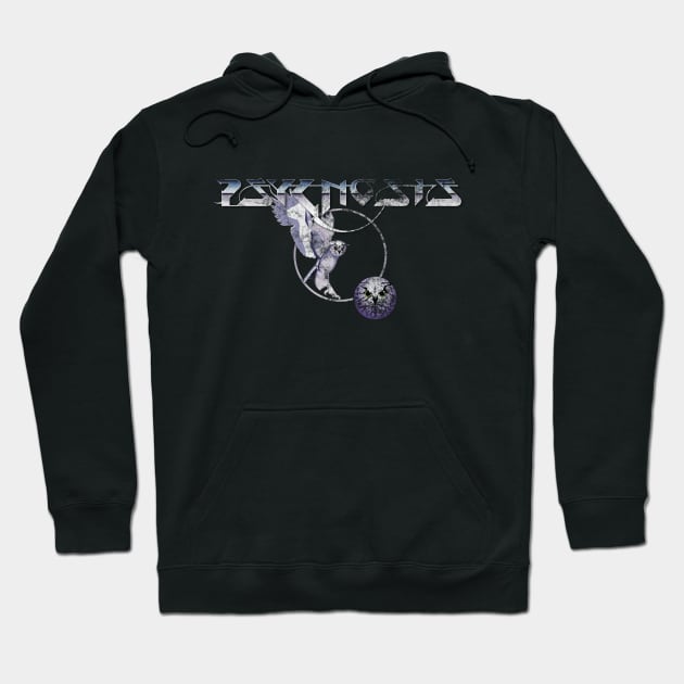 Retro Video Games Psygnosis Logo Vintage Hoodie by Meta Cortex